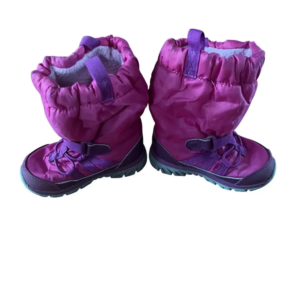 Stride Rite Made 2 Play Girls Sneaker Boots - Pink/Purple Size 5.5M Toddler